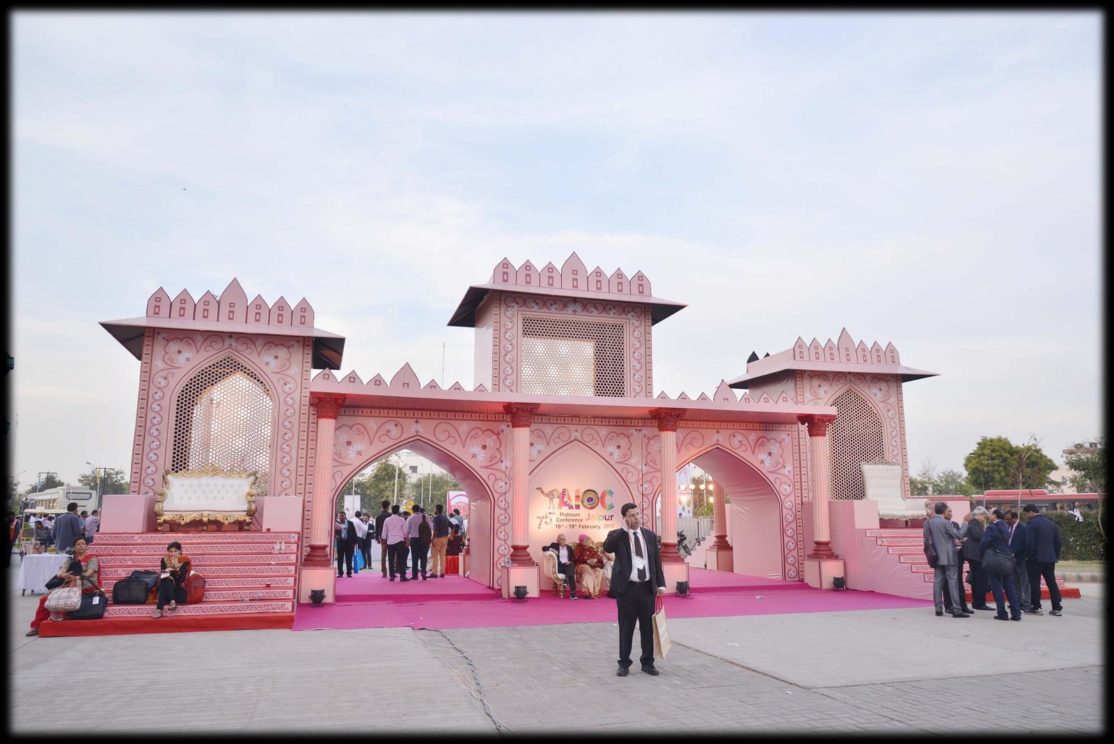 AIOC Grand Thematic Rajasthani Welcome Archway (JECC)