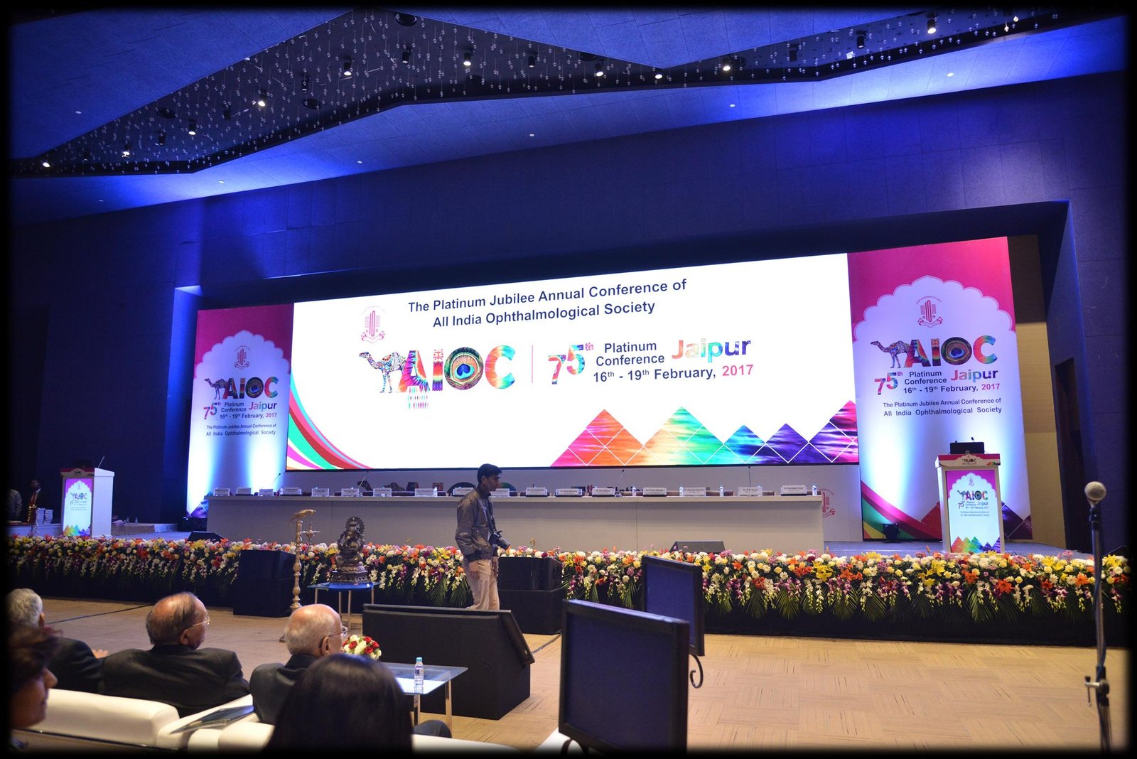 Plenary Conference Hall A & Presidential Dais Setup